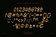 NCL Bendstag - Modern Script, a Script Font by Enxyclo Studio (Thumbnail 15 of 16)