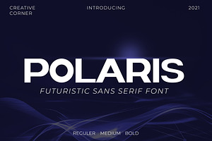 Polaris Futuristic Bold Typeface