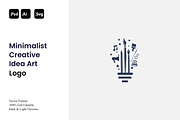 Minimalist Creative Idea Art Logo, a Branding & Logo Template by Luxury Logos (Thumbnail 1 of 4)