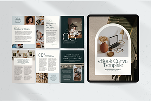Workbook, Ebook, Canva Template