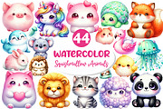 Squishmallow Animals Clipart PNG, an Illustration by Dream Creation (Thumbnail 1 of 7)