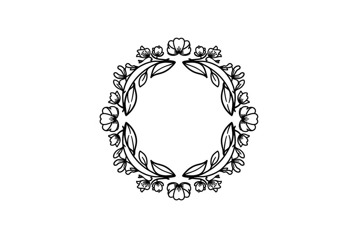 Vintage Floral Frame Vector Bundle, an Illustration by Designs_River (Photo 17 of 51)