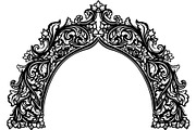 Decorative Arch Window Vector Pack, a Decorative Illustration by Designer_Momina (Thumbnail 15 of 21)