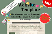 Custom website Design in 24 Hr., a Landing Page Template by Opor (Thumbnail 1 of 7)
