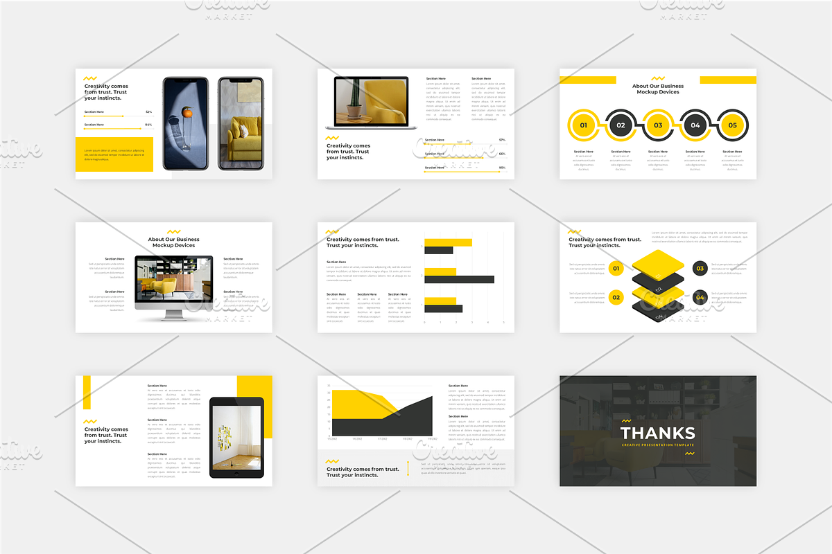 Creative Pitch Deck Collection, a Presentation Template by Artiveko (Photo 4 of 4)