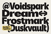 Kurlbit - Bold Display Sans, a Sans Serif Font by Shapespired Design (Thumbnail 7 of 17)