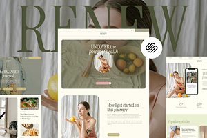 Health Coach Squarespace Website