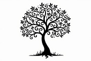 Detailed Tree Silhouette SVG Bundle, an Illustration by Amazin_art (Thumbnail 5 of 13)