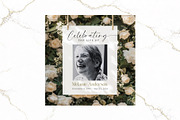 Funeral Welcome Sign B&W Canva FR002, a Poster Template by TyphoonStudio (Thumbnail 6 of 8)