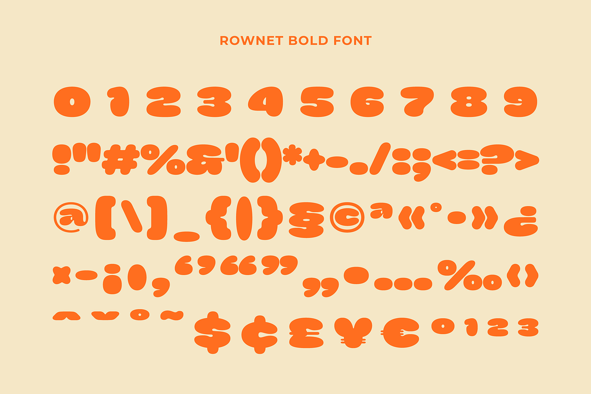 Rownet - Rounded Bold Font, a Sans Serif Font by limitype (Photo 11 of 16)