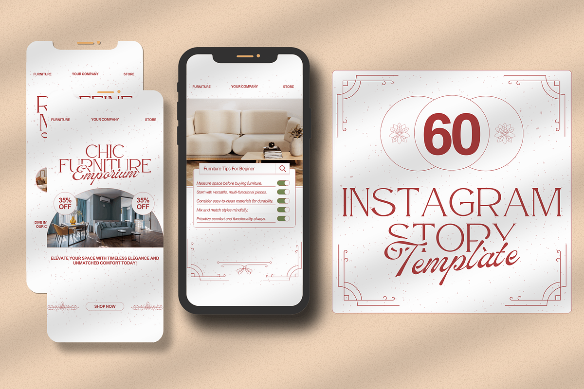 120 Furniture Instagram Template, a Social Media Template by Branding Victory STD (Photo 7 of 10)