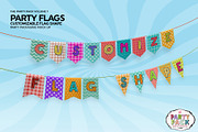 Party Flags CustomizableShape Mockup, a Packaging Mockup by INCDesign (Thumbnail 3 of 7)