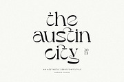 Austin City - Aesthetic Serif Font, a Serif Font by HansCo Studio (Thumbnail 1 of 7)