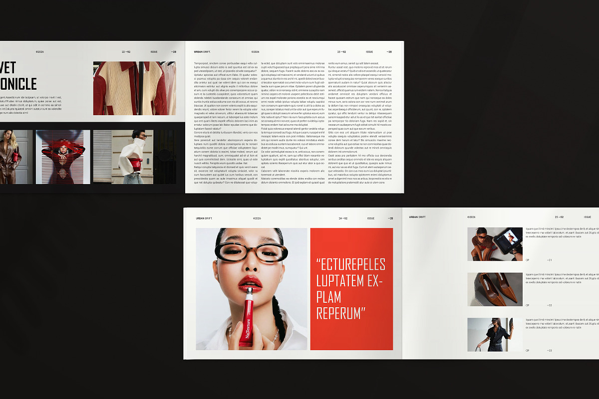 Modern Magazine Landscape Template, a Magazine Template by ArtisanaAura (Photo 10 of 20)