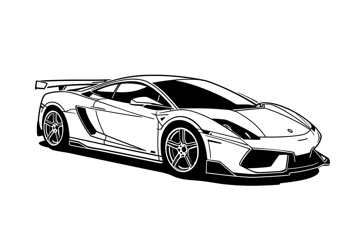 Modern Sports Car Design bundle, an Illustration by Artivon (Photo 7 of 9)