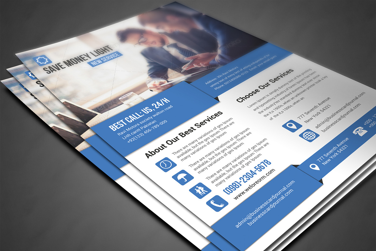 Corporate Business Flyer Template, a Flyer Template by AfzaalGraphics (Photo 2 of 3)