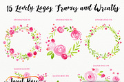 HAND PAINTED WATERCOLOR FLORAL PACK, a Work Illustration by Mxtama (Thumbnail 3 of 6)
