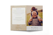 Funeral order of service program, an Invitation Template by inserenity (Thumbnail 2 of 5)