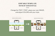 Matcha Latte Instagram Bundle| Canva, a Social Media Template by DesignbySamVN (Thumbnail 9 of 10)