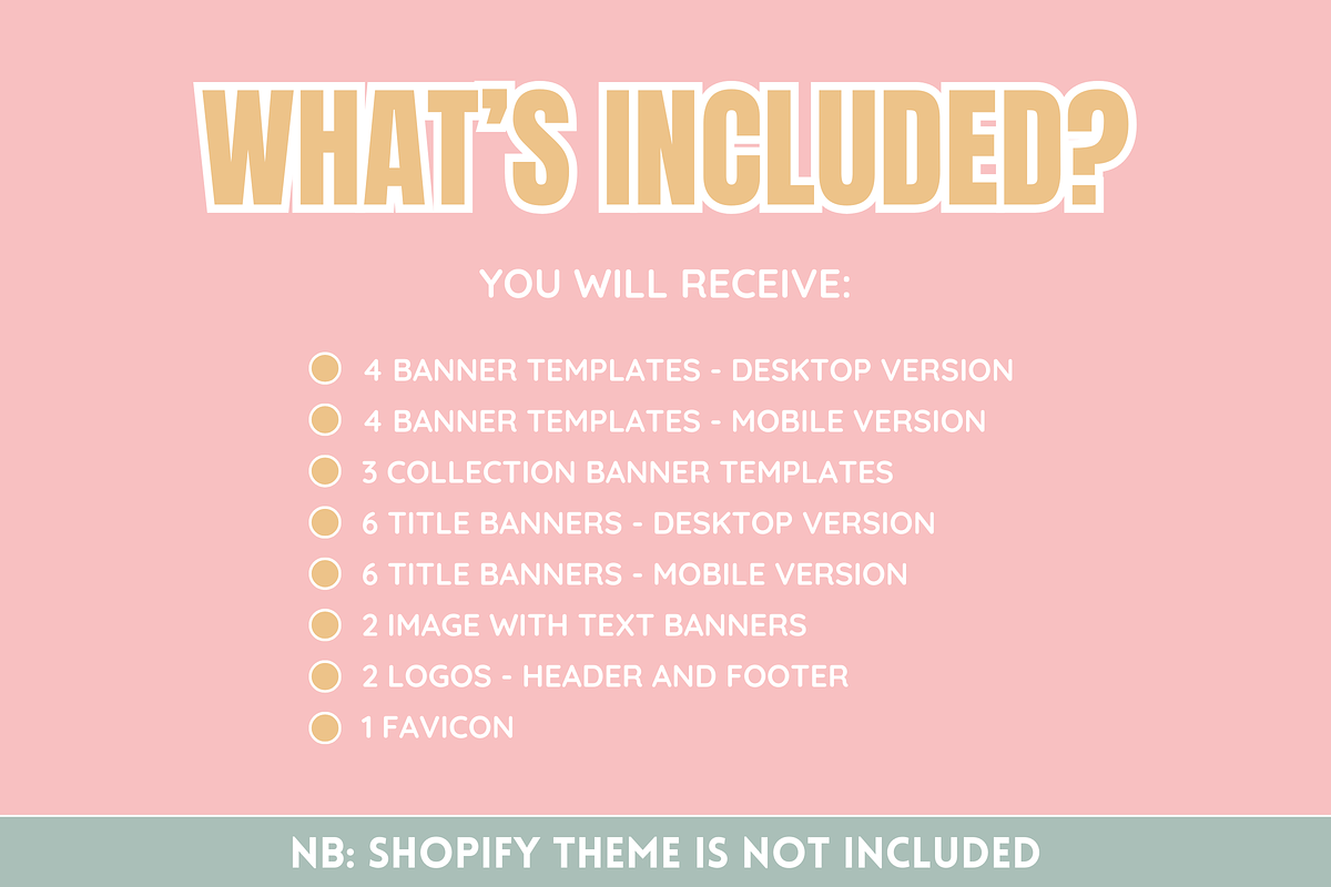 Shop Banner Templates for Business, a Shopify Template by SunshineStudioBoutique (Photo 2 of 9)
