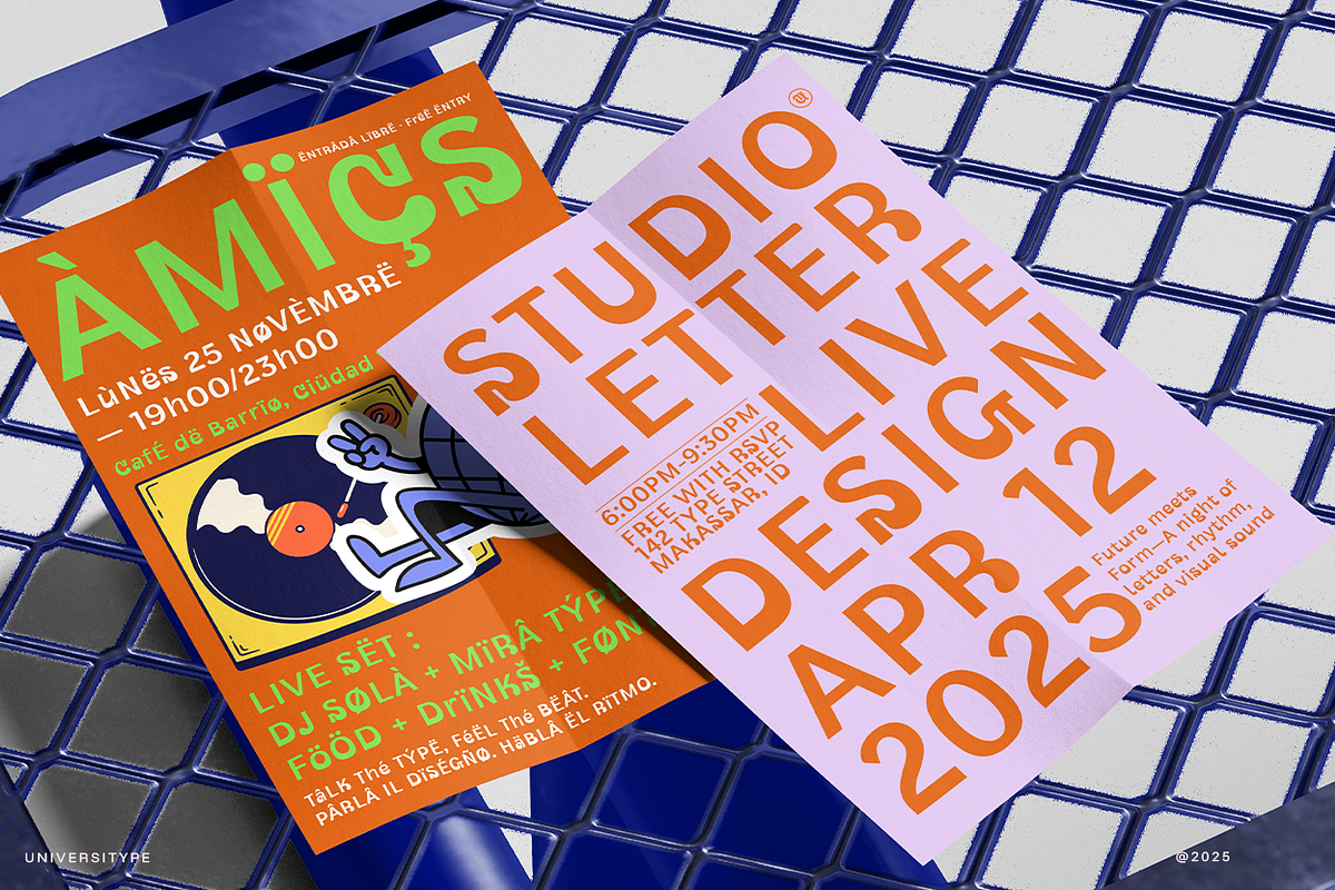 UT Gogras - A Quirky Display Font, a Sans Serif Font by Universitype (Photo 9 of 11)