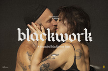 Blackwork - Rounded Blackletter Font