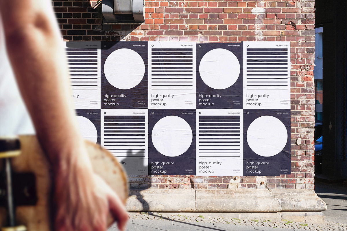 Urban Poster Mockup Template Bundle, an Advertising Mockup by FoundImages (Photo 36 of 52)