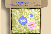 Ecommerce Sticker Canva Templates, a Stationery Template by Hell Yeah Designs (Thumbnail 2 of 4)