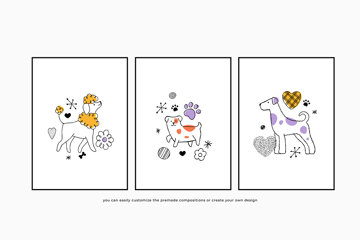 Dog illustrations, an Animal Illustration by adehoidar (Photo 9 of 10)