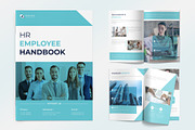 HR Employee Handbook, a Brochure Template by graphypix (Thumbnail 1 of 8)