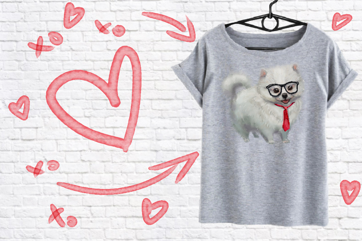 4 styles doggy pomeranian, an Illustration by art_mouse (Photo 2 of 4)