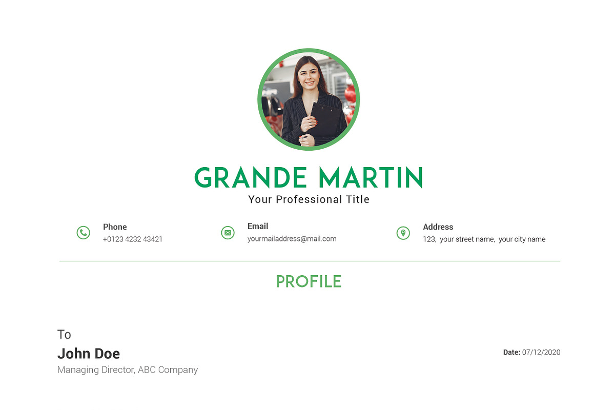 Indesign CV / Resume Template, a Resume Template by ARP Creation (Photo 8 of 11)
