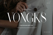 Vongks Modern Serif Font, a Serif Font by Perfectype (Thumbnail 1 of 8)