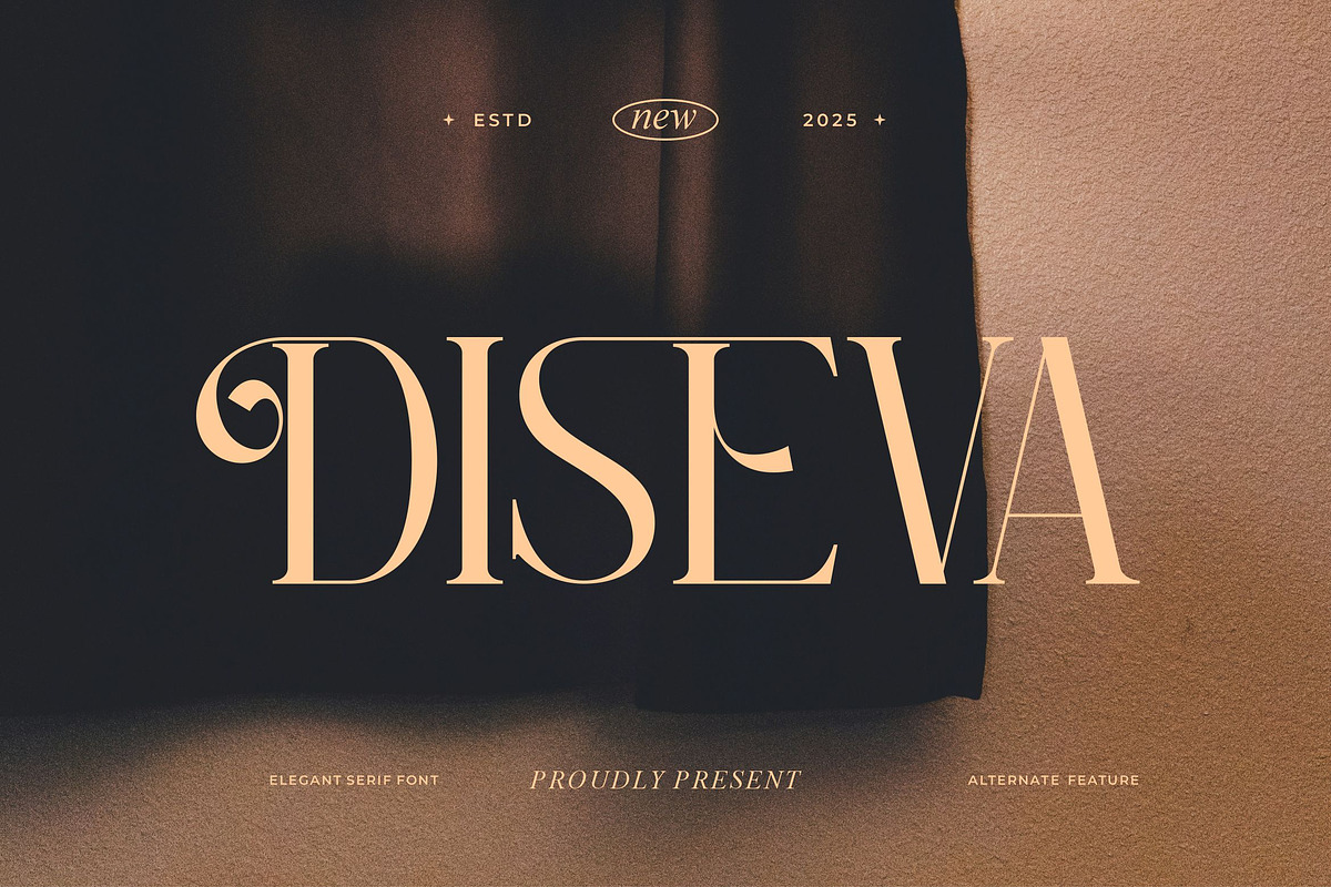 Diseva || Elegant Classy Serif Font, a Serif Font by Ermedia Studio (Photo 1 of 9)