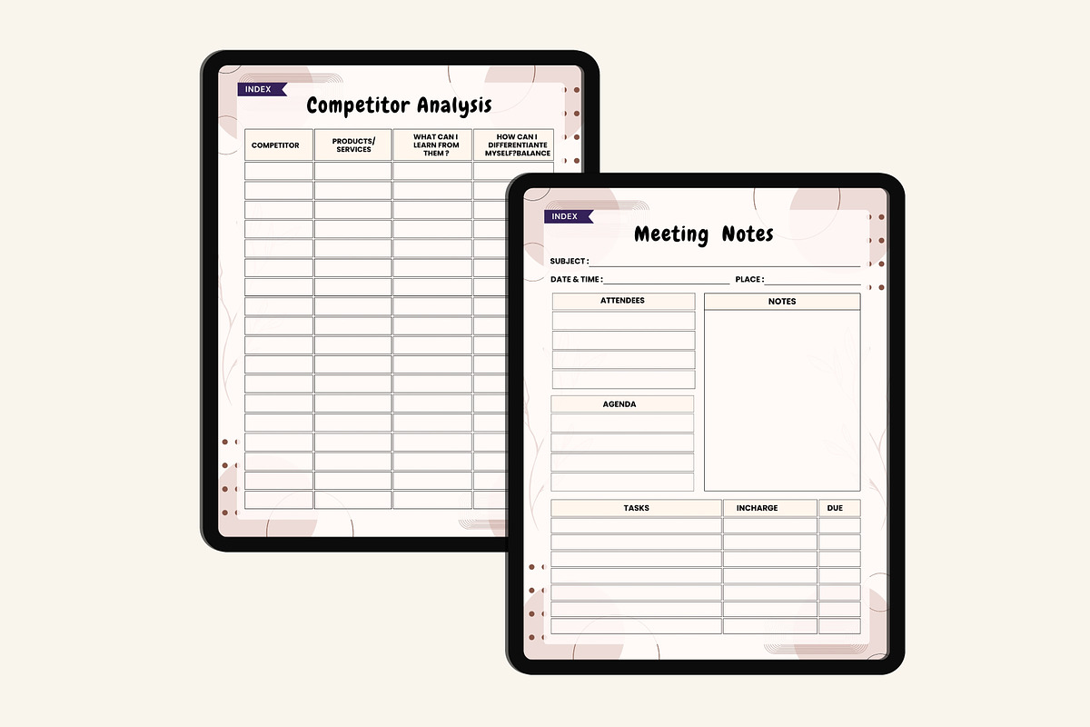 2025 Digital Craft Business Planner, a Stationery Template by Designmela01 (Photo 6 of 8)