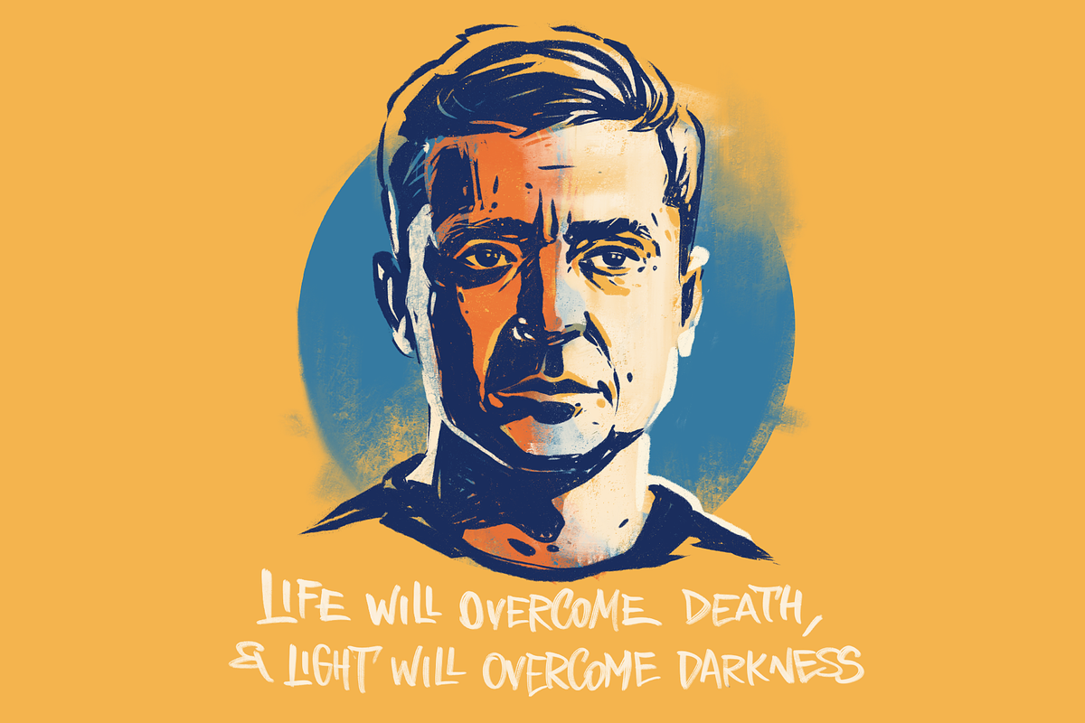 Life Will Overcome Death [4 colours], an Illustration by tubik shop (Photo 2 of 4)