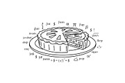 Math Pi Symbol Typography Bundle, an Education Illustration by Designer_Momina (Thumbnail 3 of 16)