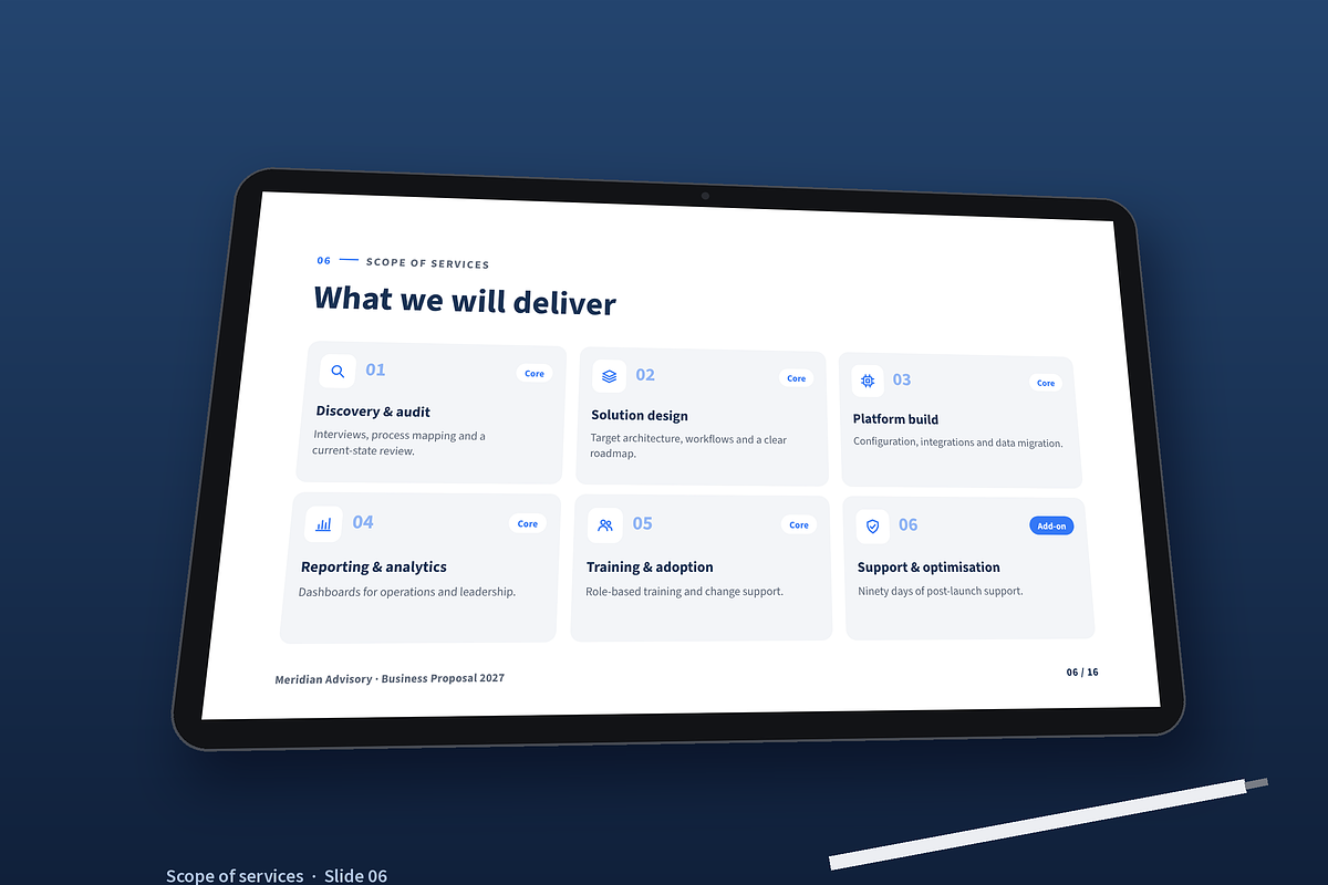 Business Proposal Presentation, a Presentation Template by novexora (Photo 3 of 5)