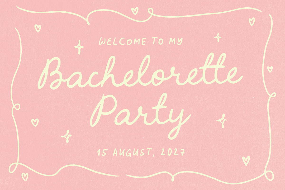 Handwritten Romantic Script Font Duo, a Handwritten Font by Ayya Studio (Photo 3 of 14)