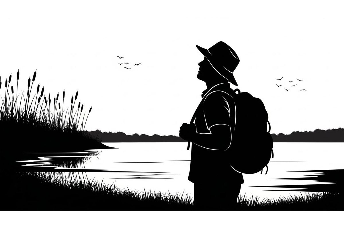 Nature Landscape Silhouette Vector B, an Illustration by Designer_Momina (Photo 5 of 51)
