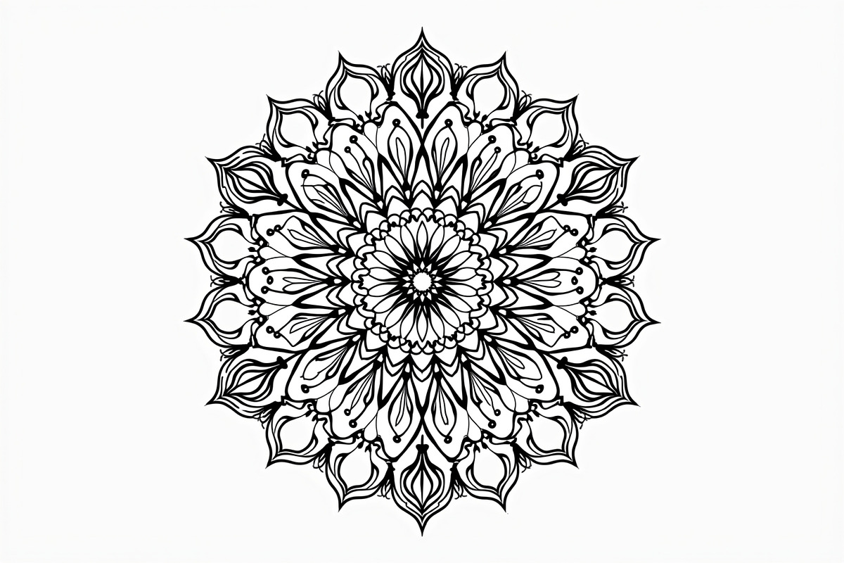 Decorative Mandala Vector, an Illustration by hafijul (Photo 6 of 9)