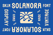 SFC Solanora, a Sans Serif Font by Skilline Supply Co. (Thumbnail 1 of 9)