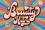 Beauty Retro, a Script Font by GloowStudio (Thumbnail 1 of 10)
