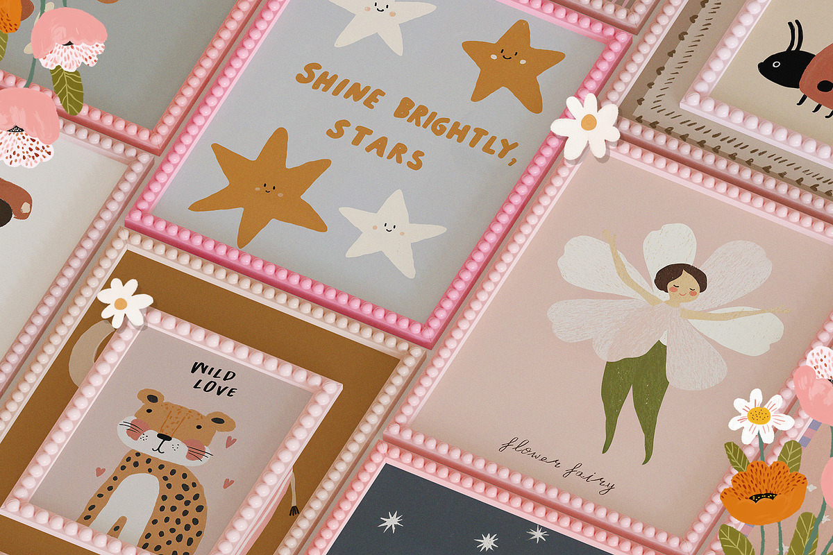 BOBBIN FRAME | playful art mockup, a Household Mockup by Stykke Studio (Photo 8 of 10)