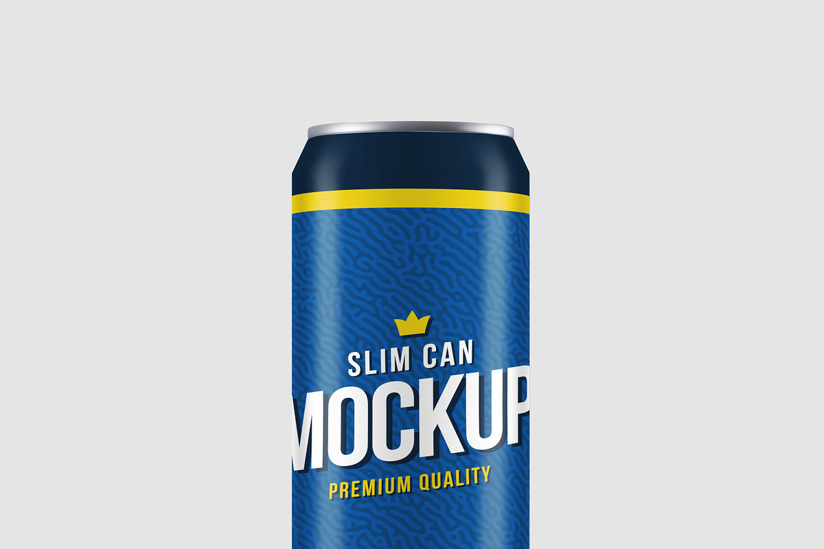Realistic Slim Can Mock-up, a Print Template by Propex (Photo 10 of 17)