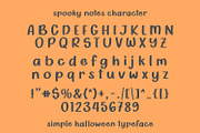 Spooky Notes - Halloween Font, a Handwritten Font by Keithzo (Thumbnail 8 of 8)