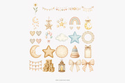 dreamy set of baby bears nursery, a Decorative Illustration by Pink Studio Art (Thumbnail 6 of 9)