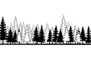Woodland Landscape Silhouette, an Object Graphic by Creativeshirt (Thumbnail 14 of 18)