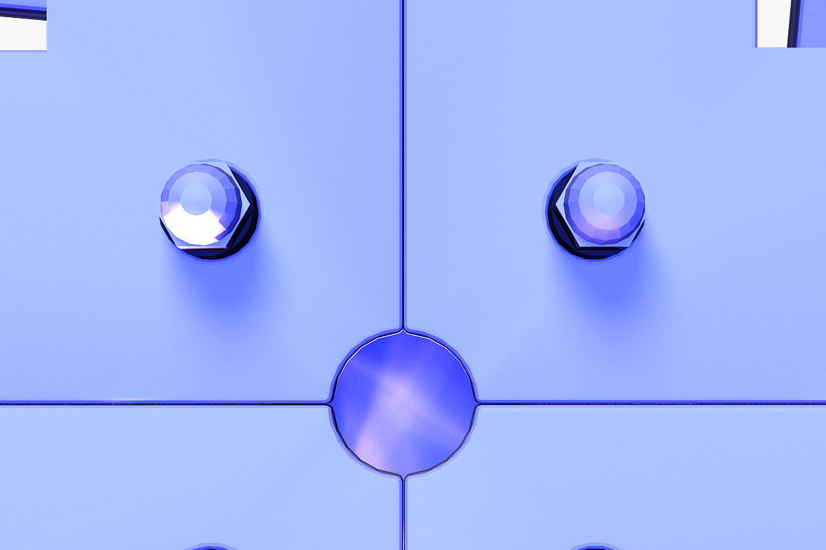 Stage Decor 21 Modular Wall Column, an Object 3D Model by akerStudio (Photo 6 of 15)