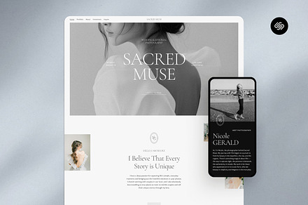 Website Template Squarespace 7.1